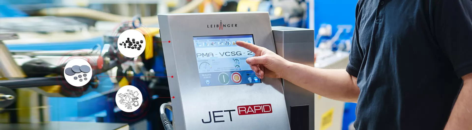 Attrezzatura per marcatura a getto d'inchiostro